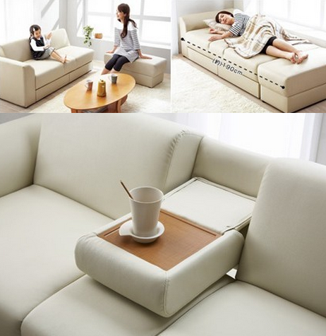 Mesa plegable sofá cama económica rectangular para sofá cama en Tlahuac